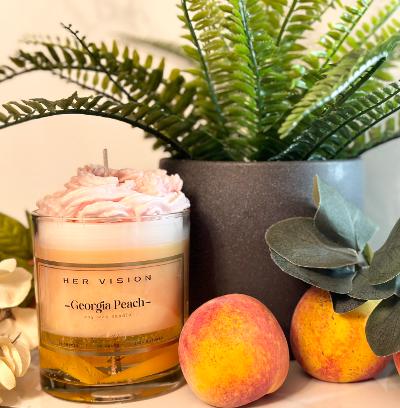 Georgia Peach 22 oz Decorative Scented Candle