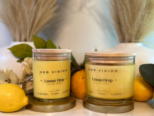 Lemon Drop- 12 oz Scented Candle