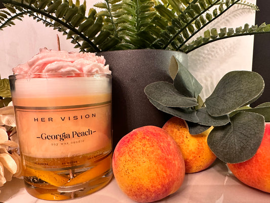 Georgia Peach-22 oz Decorative Scented Candle